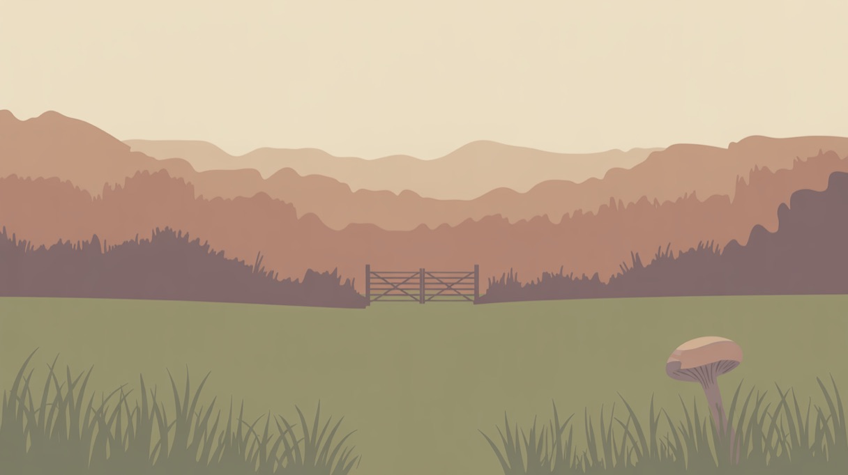 Stylised landscape illustration representing Alabama and its 2026 psilocybin laws