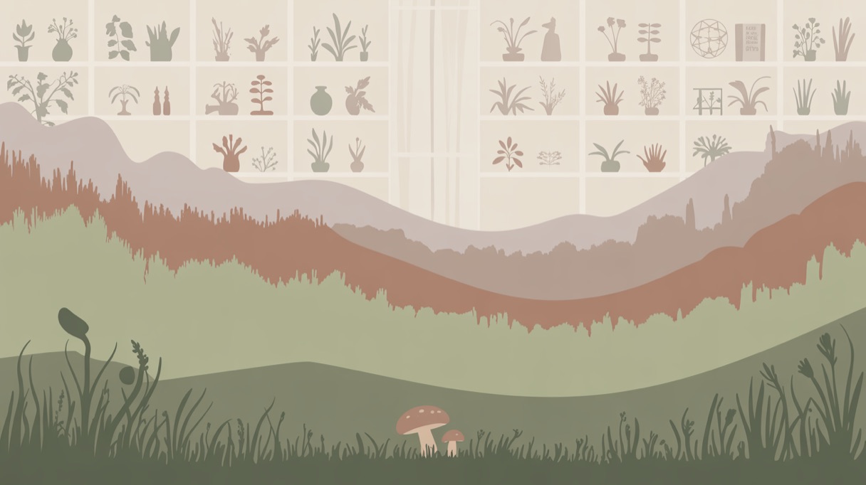 Stylised landscape illustration representing Connecticut and its 2026 psilocybin laws