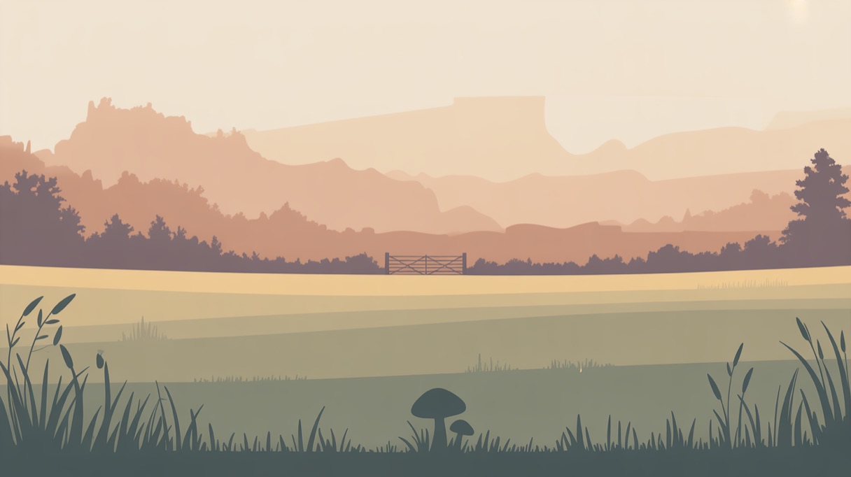 Stylised landscape illustration representing Kentucky and its 2026 psilocybin laws