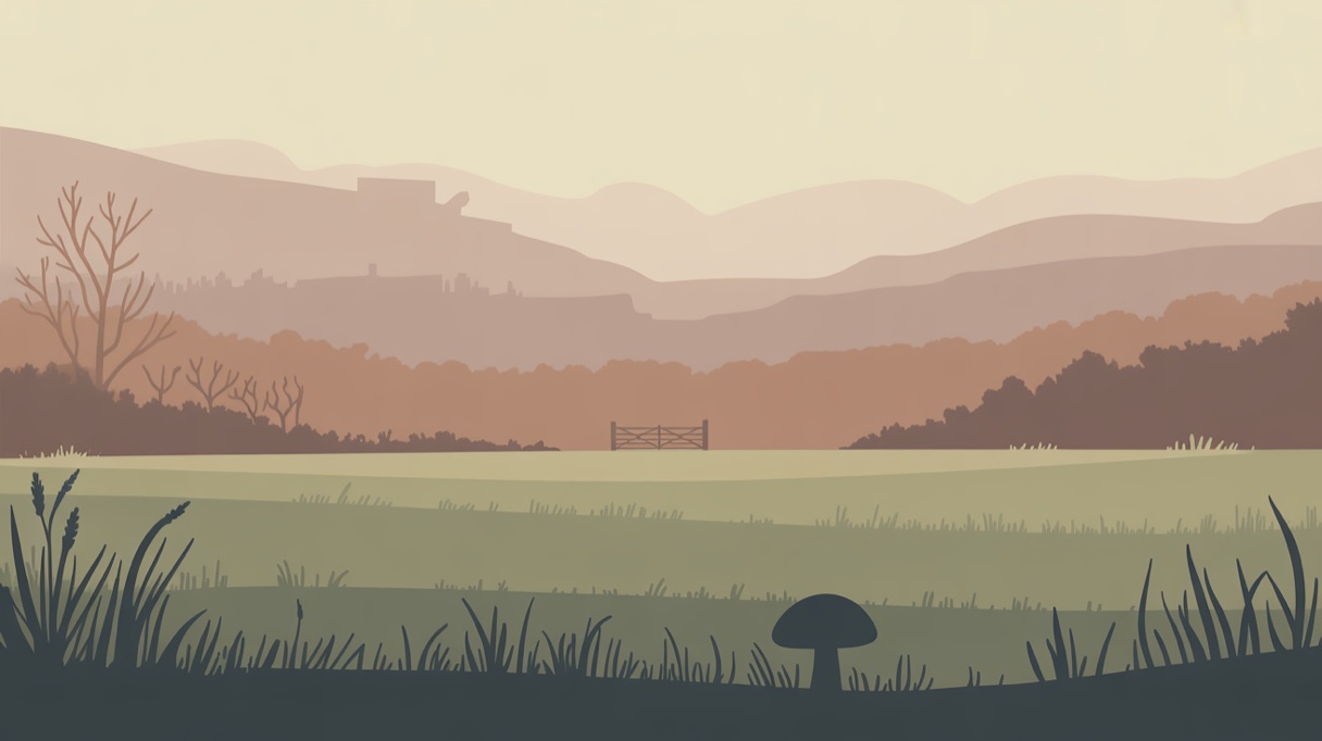 Stylised landscape illustration representing Maryland and its 2026 psilocybin laws