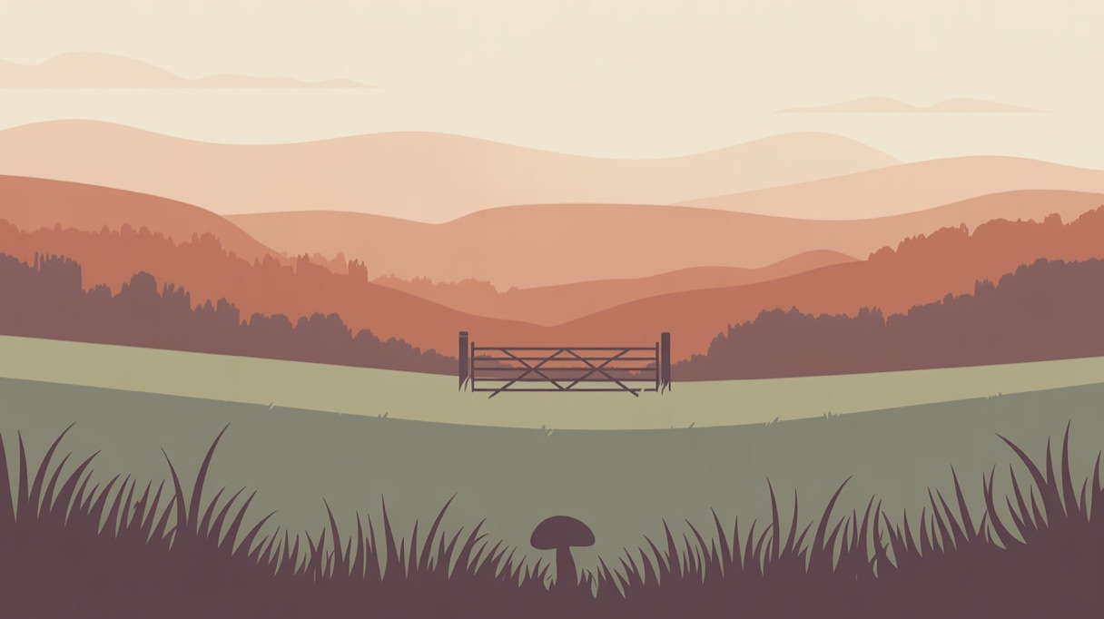 Stylised landscape illustration representing Massachusetts and its 2026 psilocybin laws