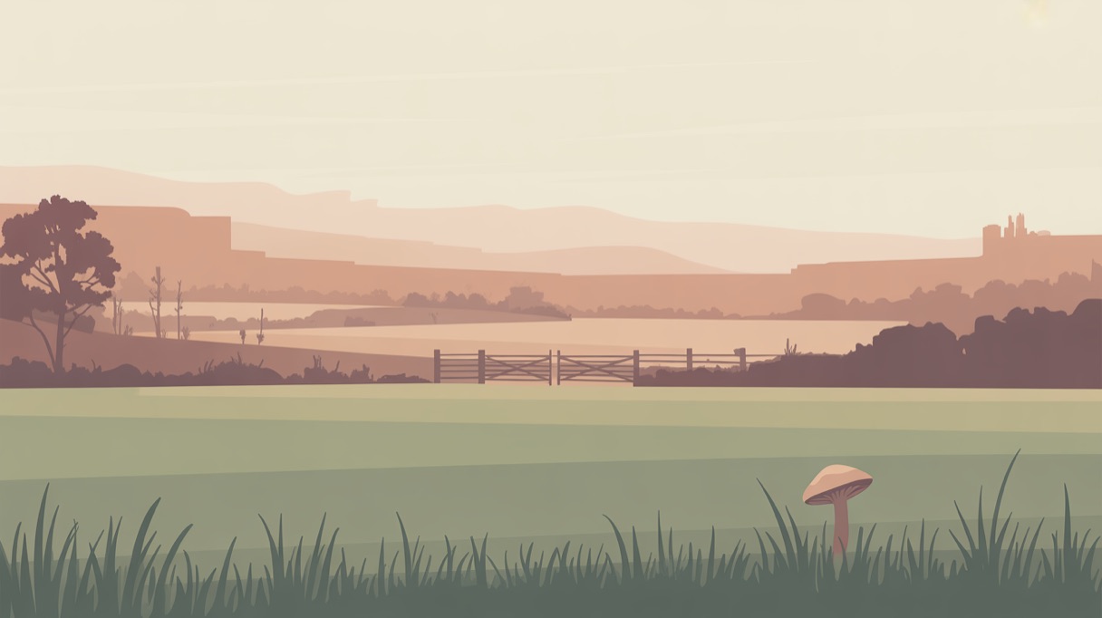 Stylised landscape illustration representing Missouri and its 2026 psilocybin laws