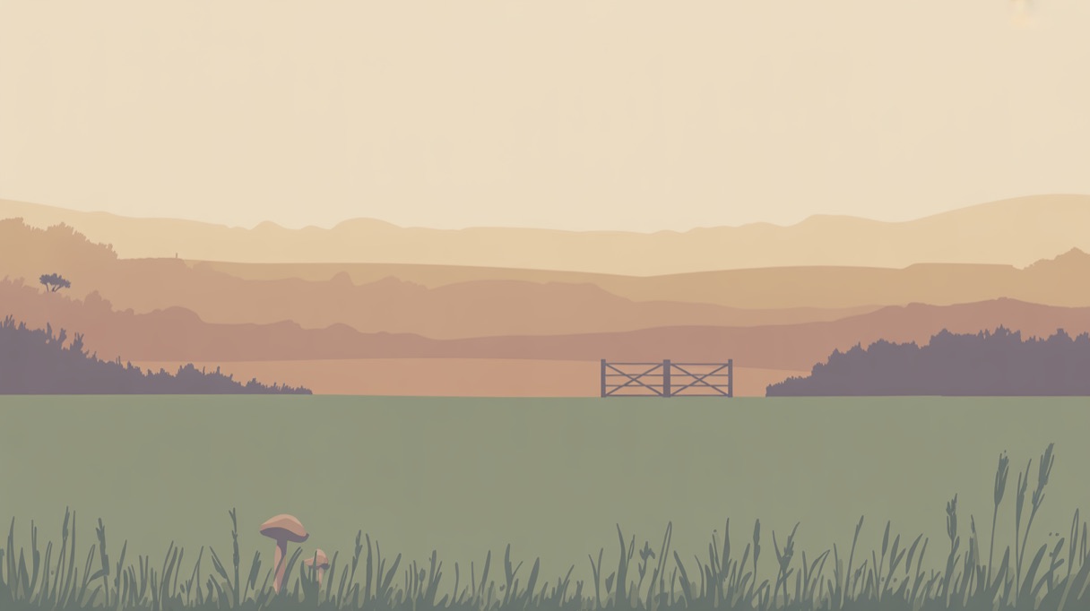 Stylised landscape illustration representing South Dakota and its 2026 psilocybin laws