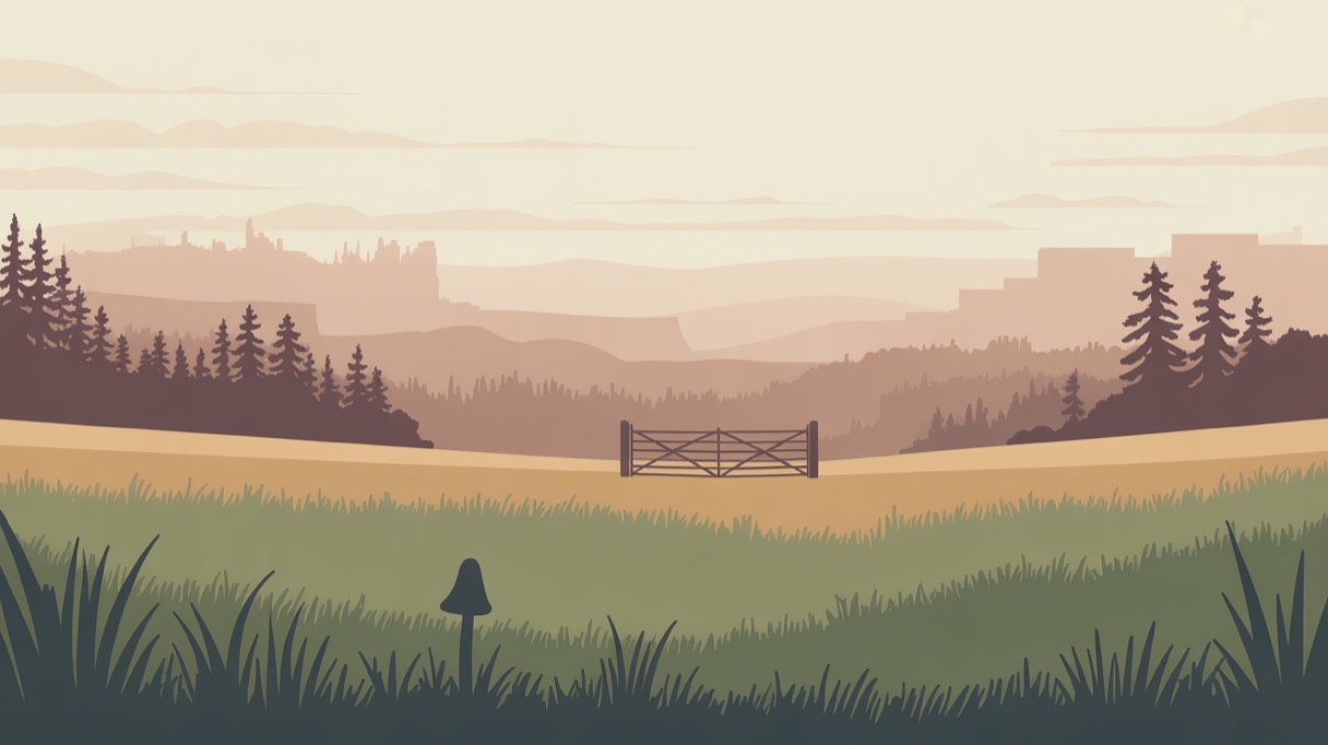 Stylised landscape illustration representing Washington and its 2026 psilocybin laws