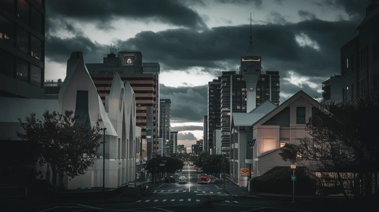 New Zealand cityscape