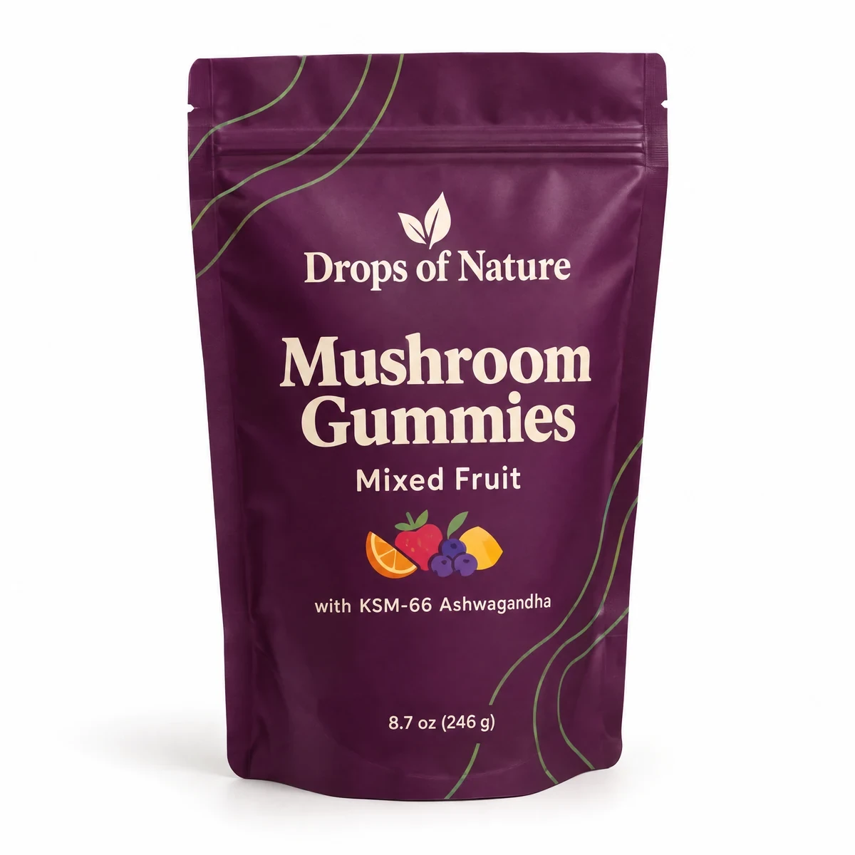 Mushroom Gummies with Ashwagandha