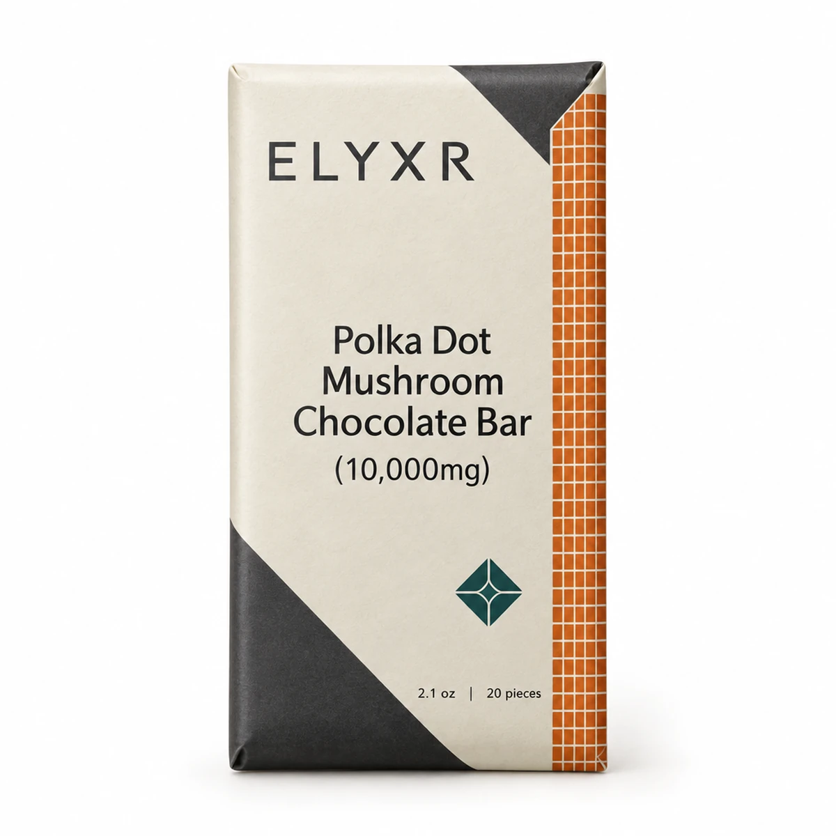 Polka Dot Mushroom Chocolate Bar (10,000mg)