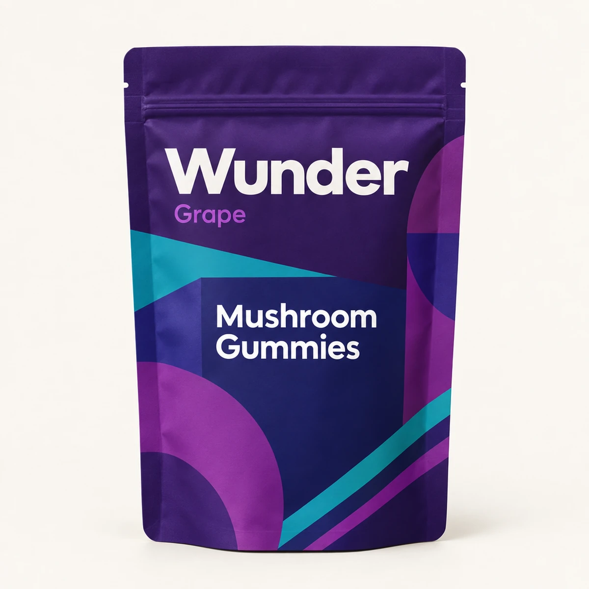 WUNDER ENTHEOGENIC NOOTROPIC BLEND MUSHROOM GUMMIES GRAPE 5G