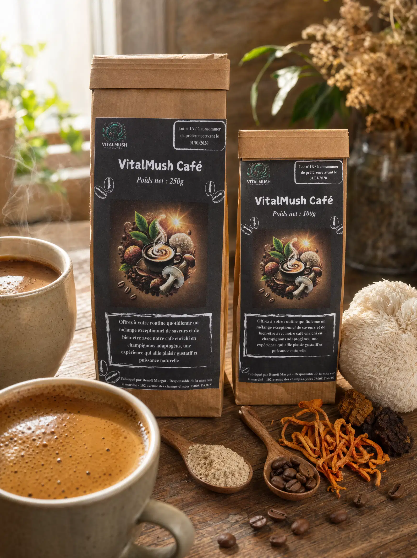 VitalMush Café package